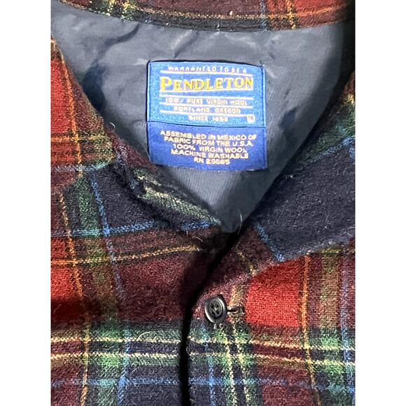 Pendleton Mens 100% Pure Virgin Wool Shirt Plaid Size XL - Picture 1 of 5